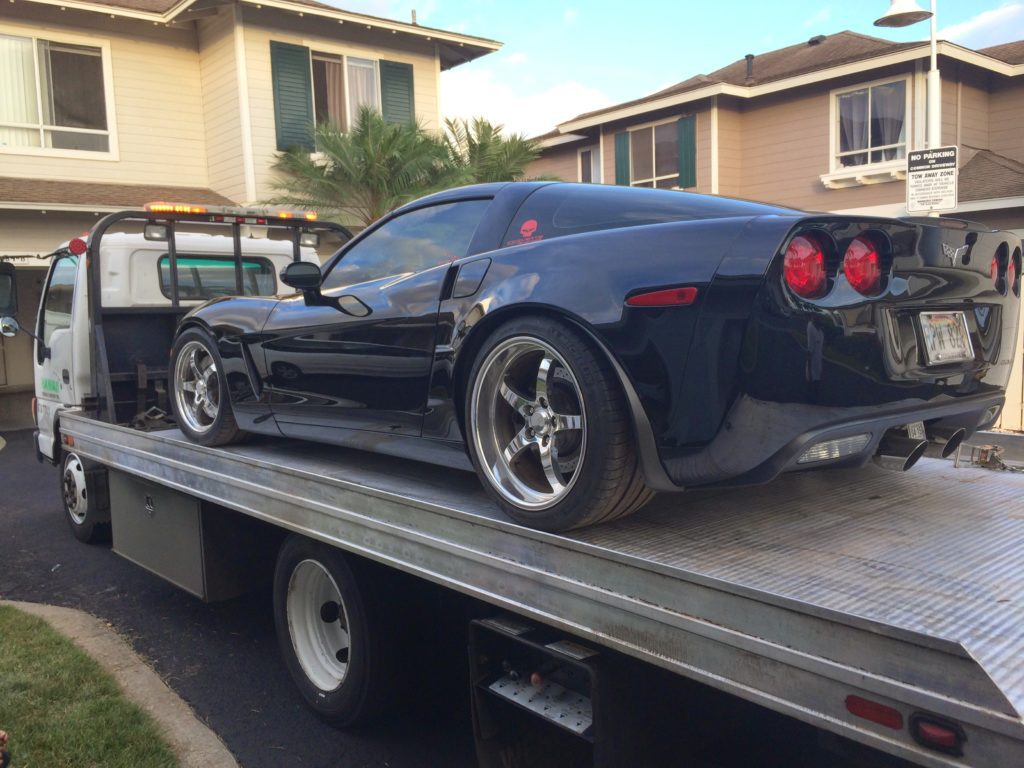 Tow truck in Mililani